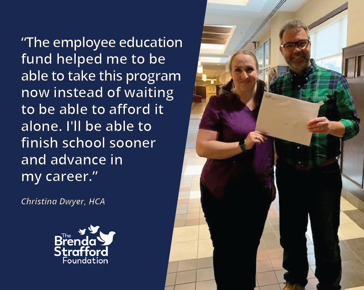 Employee Education Fund Recipient Testimonial - Christina D